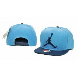 Jordan Blue Snapback Hat GF 4 Snapback