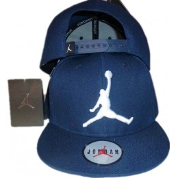 Jordan Blue Snapback Hat GF 5 Snapback