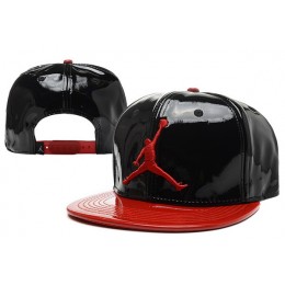 Jordan Leather Black Snapback Hat 2 XDF 0526 Snapback