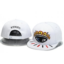 KENZO White Snapback Hat YS 0701 Snapback