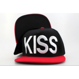 KISS Black Snapback Hat QH Snapback