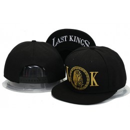 Last Kings Black Snapback Hat YS 2 0606 Snapback