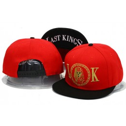 Last Kings Red Snapback Hat YS 2 0606 Snapback