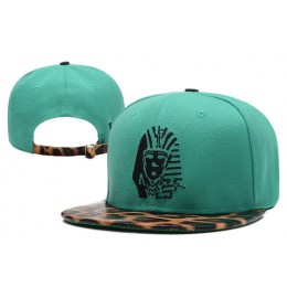 Last Kings Leopard Green Snapback Hat XDF 0617 Snapback