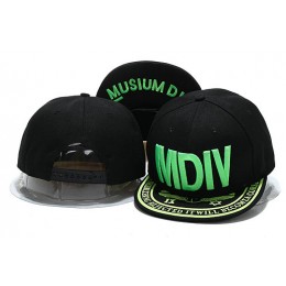 MDIV Black Snapback Hat YS 1 0721 Snapback