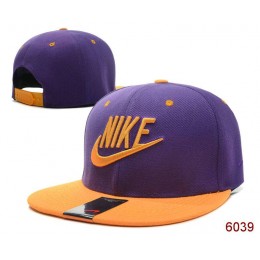 Nike Purple Snapback Hat SG Snapback