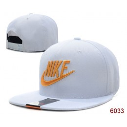 Nike White Snapback Hat SG Snapback