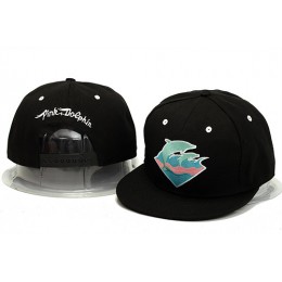 Pink Dolphin Black Snapback Hat YS 0613 Snapback