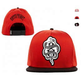 Rebel8 Red Snapback Hat LS Snapback