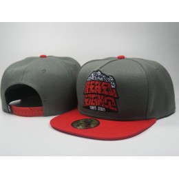 Rebel8 Grey Snapback Hat LS 1 Snapback