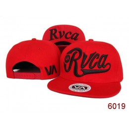 Rvca Red Snapback Hat SG 2 Snapback