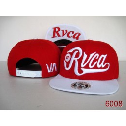 Rvca Red Snapback Hat SG Snapback