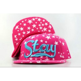 Stay Pink Snapback Hat QH 0701 Snapback