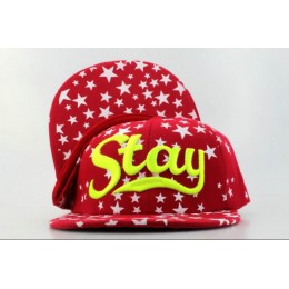 Stay Red Snapback Hat QH 0701 Snapback