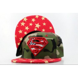 Super Man Camo Snapback Hat QH 1 0701 Snapback