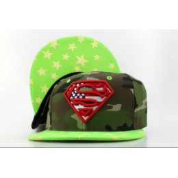 Super Man Camo Snapback Hat QH 2 0701 Snapback