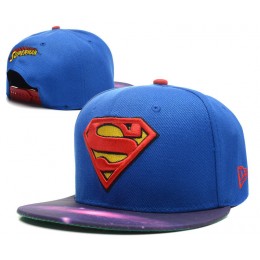 Super Man Blue Snapback Hat SD 0613 Snapback