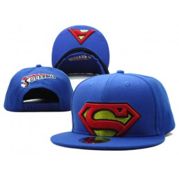 Super Man Blue Snapback Hat SF 0613 Snapback