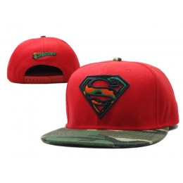 Super Man Red Snapback Hat SF 0613 Snapback