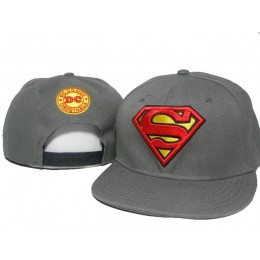 Super Man Grey Snapback Hat DD 0512 Snapback