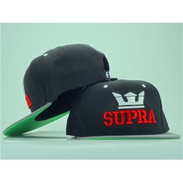 Supra Black Snapback Hat ZY 0701 Snapback