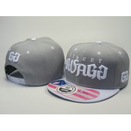 Street Swagg Grey Snapback Hat LS 1 0613 Snapback