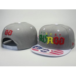Street Swagg Grey Snapback Hat LS 0613 Snapback