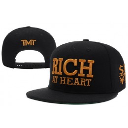 TMT Rich At Heart Black Snapback Hat XDF Snapback