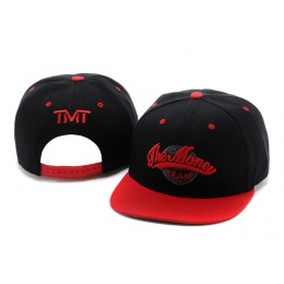 TMT Courtside Black Snapback Hat TY 1 0701 Snapback