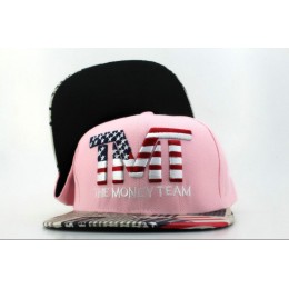 TMTThe Money Team Pink Snapback Hat QH 0701 Snapback