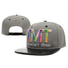 TMT The Money Team Grey Snapback Hat XDF 0526 Snapback
