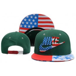 Nike USA Flag Green Snapback Hat XDF 0528 Snapback