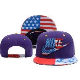 Nike USA Flag Purple Snapback Hat XDF 0528 Snapback