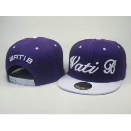 WATIB Purple Snapback Hat LS 0613 Snapback