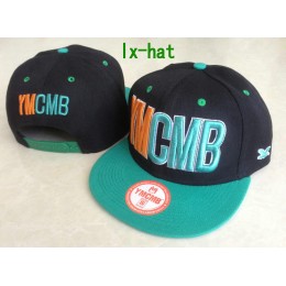 YMCMB Black Snapback Hat GF Snapback