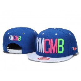 YMCMB Blue Snapback Hat GF Snapback