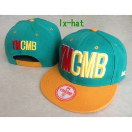 YMCMB Green Snapback Hat GF Snapback