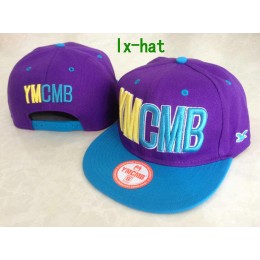 YMCMB Purple Snapback Hat GF Snapback