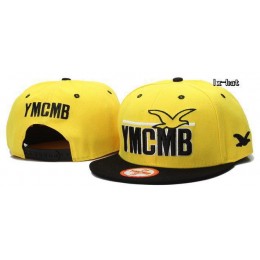 YMCMB Yellow Snapback Hat GF Snapback