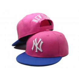 Kids New York Yankees Pink Snapback Hat SF Snapback