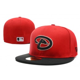 Arizona Diamondbacks Red Fitted Hat LX 0701 Snapback