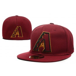 Arizona Diamondbacks Red Fitted Hat LX 0721 Snapback
