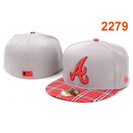 Atlanta Braves MLB Fitted Hat PT02 Snapback