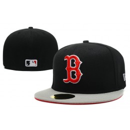 Boston Red Sox Black Fitted Hat LX 1 0721 Snapback