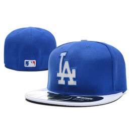 Los Angeles Dodgers Blue Fitted Hat LX 0701 Snapback