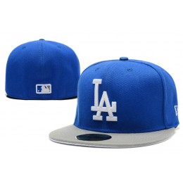 Los Angeles Dodgers Blue Fitted Hat LX 0721 Snapback