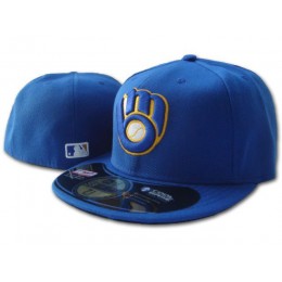 Milwaukee Brewers MLB Fitted Hat SF Snapback