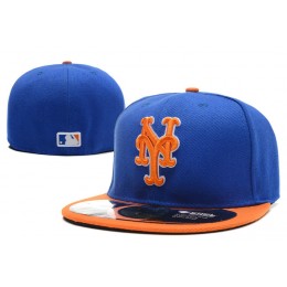 New York Mets Blue Fitted Hat LX 0701 Snapback
