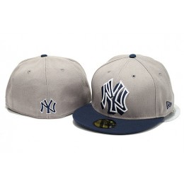 New York Yankees Grey Fitted Hat YS Snapback