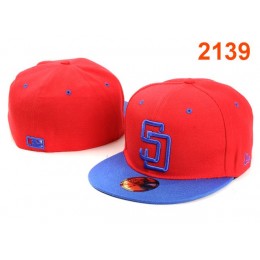 San Diego Padres MLB Fitted Hat PT4 Snapback